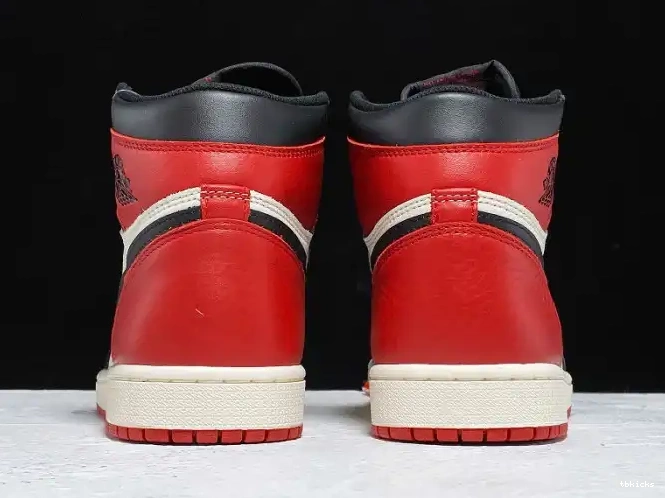 Reps TB Air Jordan 1 OG Bred Toe 555088-610 High Retro 0520